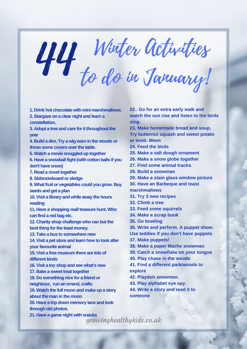 Things To Do In January For A Birthday Uk